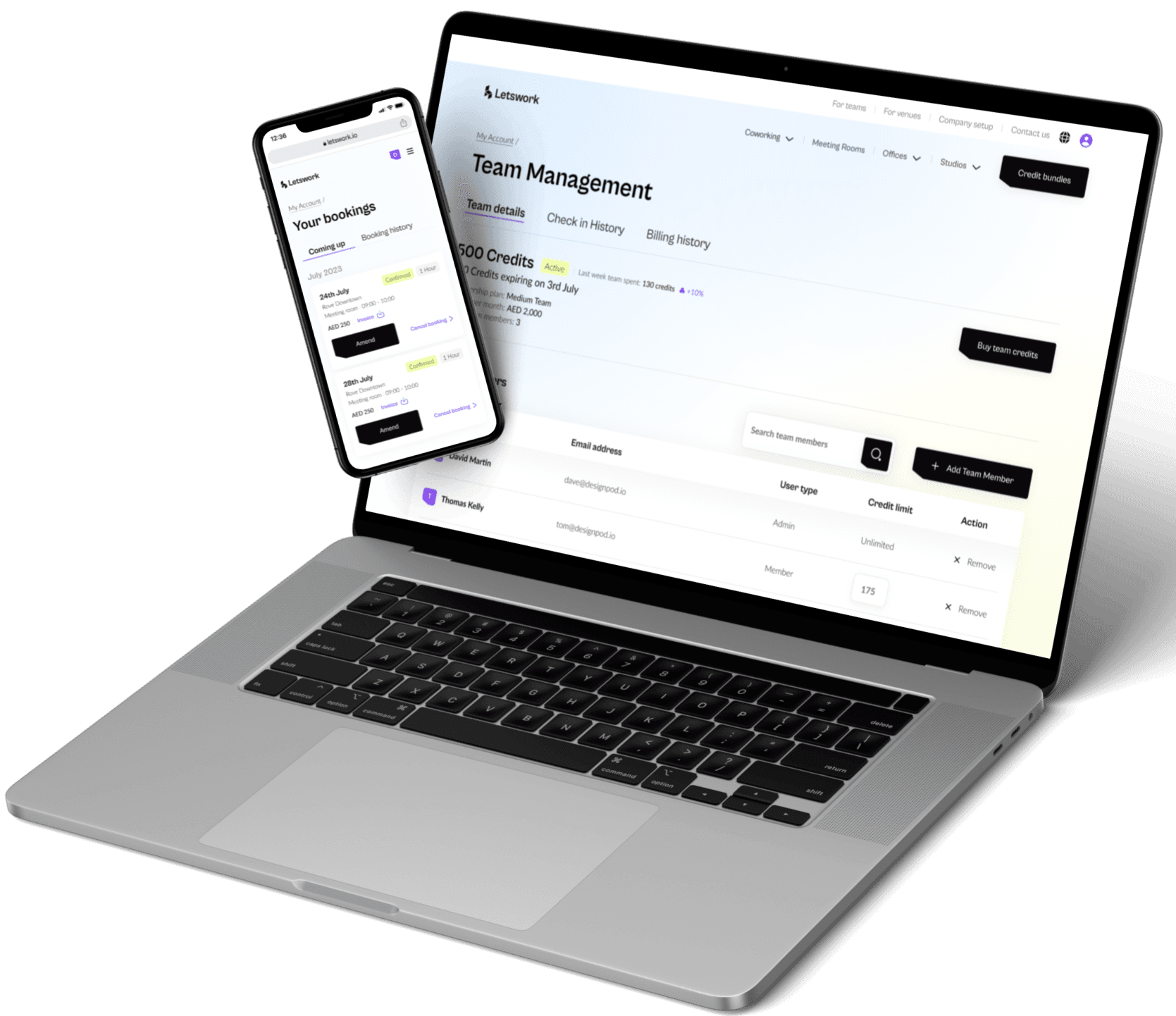 app screen