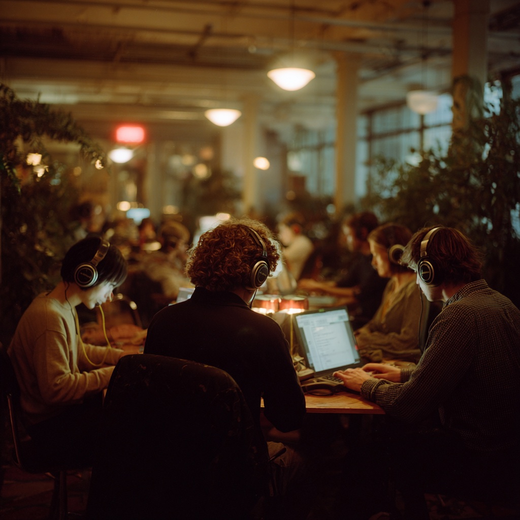 Members working together at a Letswork space